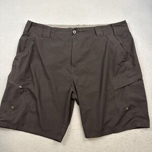 Denali Mens Black Performance Cargo Shorts Size 40 Hiking Outdoor Utility Tech